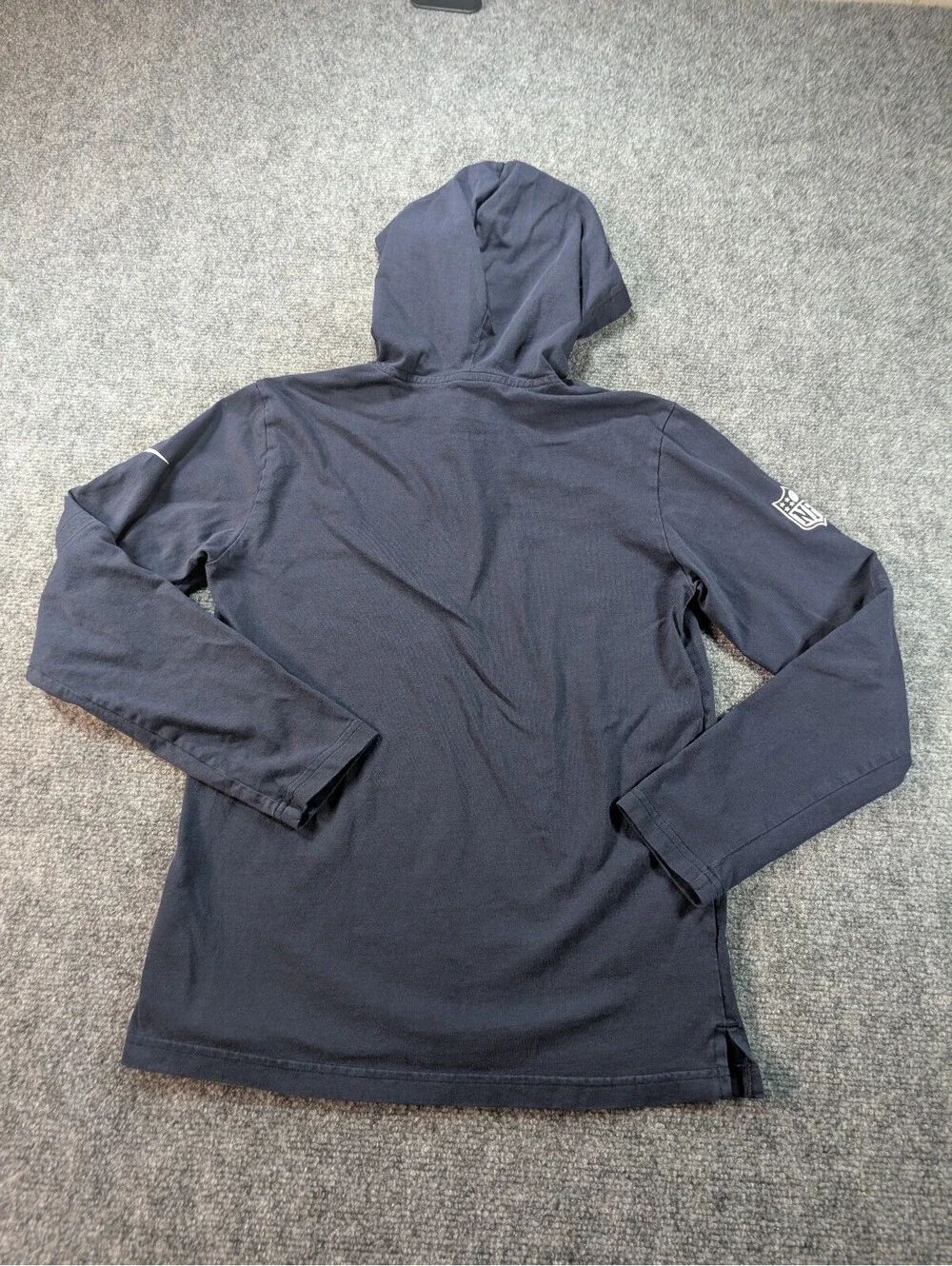 Nike NFL Chicago Bears Dri-FIT Boys Medium Navy Hoodie Thin Youth Football